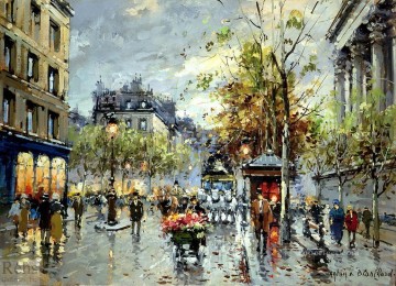 París Painting - AB place de la madeleine parisina